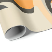 Abstract Swirling Pattern in Earthy Tones ラッピングペーパー (ロールコーナー)