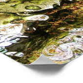 Abstract - Swirly colors ポスター (角)
