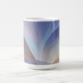 Abstract Swirly Ribbons コーヒーマグカップ (中央)