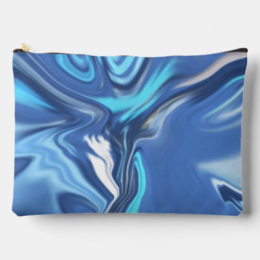 Abstract Symphony in Blue 2 アクセサリーポーチ (正面)