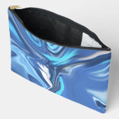 Abstract Symphony in Blue 2 アクセサリーポーチ (見開き)