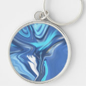 Abstract Symphony in Blue 2 キーホルダー (正面)