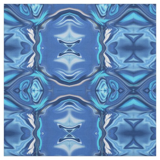 Abstract Symphony in Blue 2 ファブリック (見本)