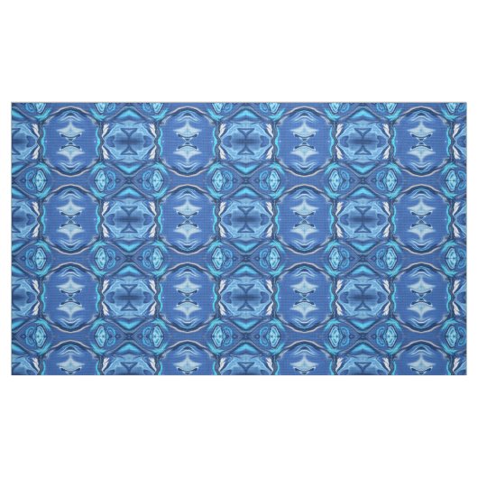 Abstract Symphony in Blue 2 ファブリック (ファットクウォーター)