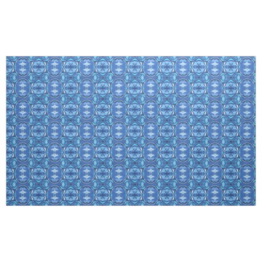 Abstract Symphony in Blue 2 ファブリック (ヤード)