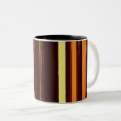 Abstract Symphony in Blue 4 (Negative Effect) ツートーンマグカップ (正面右)