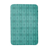 Abstract teal water ripples M-size pattern バスマット (正面縦)