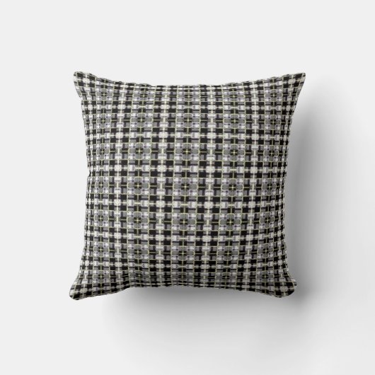 abstract texture, colorful checkered pattern, simp クッション (裏面)