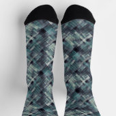 Abstract textured grey blue grunge pattern. ソックス (上部)