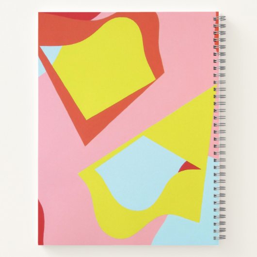 Abstract “The Eyes Have It” Spiral Notebook ノートブック (裏面)