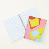 Abstract “The Eyes Have It” Spiral Notebook ノートブック (内部)