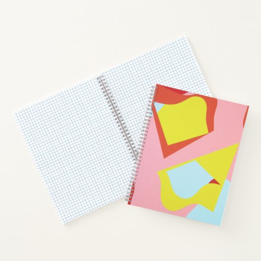 Abstract “The Eyes Have It” Spiral Notebook ノートブック (内部)