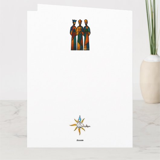 Abstract Three Wise Men カード (裏面)