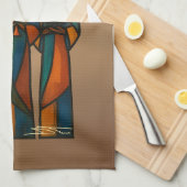 Abstract Three Wise Men キッチンタオル (四つ折り)