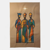 Abstract Three Wise Men キッチンタオル (縦)