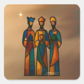 Abstract Three Wise Men スクエアシール (正面)