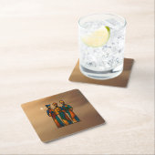 Abstract Three Wise Men スクエアペーパーコースター (インサイチュ)