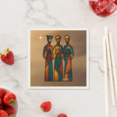 Abstract Three Wise Men スタンダードカクテルナプキン (インサイチュ)