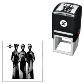Abstract Three Wise Men セルフインキングスタンプ (インサイチュ)