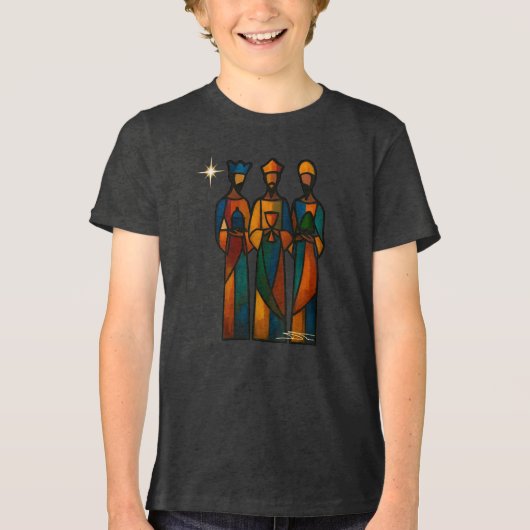 Abstract Three Wise Men トライブレンドＴシャツ (正面)