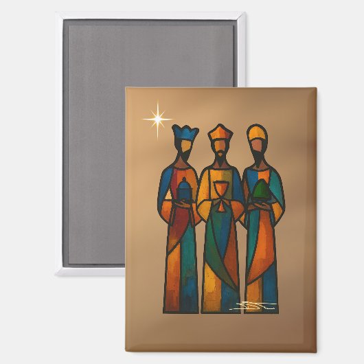 Abstract Three Wise Men マグネット (正面/裏面)