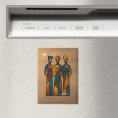 Abstract Three Wise Men マグネット (インサイチュ (食洗機))