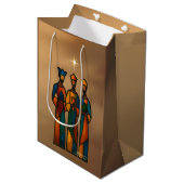 Abstract Three Wise Men ミディアムペーパーバッグ (正面アングル)