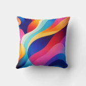 Abstract throw pillow クッション (裏面)