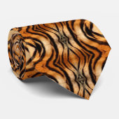 Abstract Tiger Hide Mens Neck Tie ネクタイ (ロール)