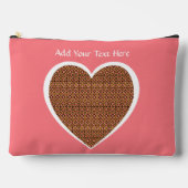 Abstract Tile Pattern Cosmetic Bag アクセサリーポーチ (正面)