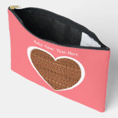 Abstract Tile Pattern Cosmetic Bag アクセサリーポーチ (見開き)