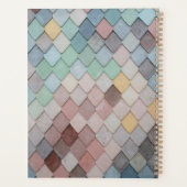 Abstract Tiles Monogrammed Office プランナー手帳 (裏面)