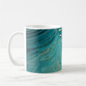 Abstract Topographic Ocean Art コーヒーマグカップ (左)