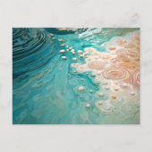 Abstract Topographic Ocean Art ポストカード (正面)