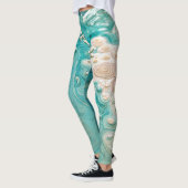 Abstract Topographic Ocean Art レギンス (左)