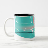 Abstract Traction Mug ツートーンマグカップ (左)