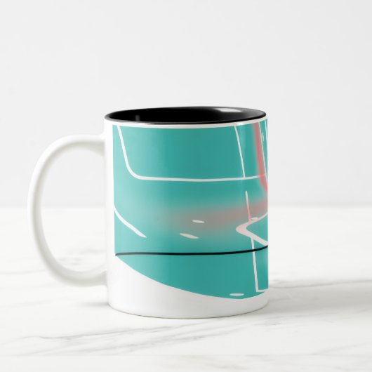 Abstract Traction Mug ツートーンマグカップ (左)