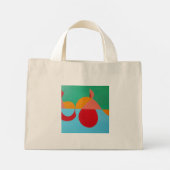 Abstract Treble Clef Tiny Tote ミニトートバッグ (裏面)