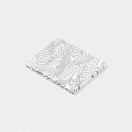 Abstract, trendy, modern, simple line pattern ポストイット (アングル)