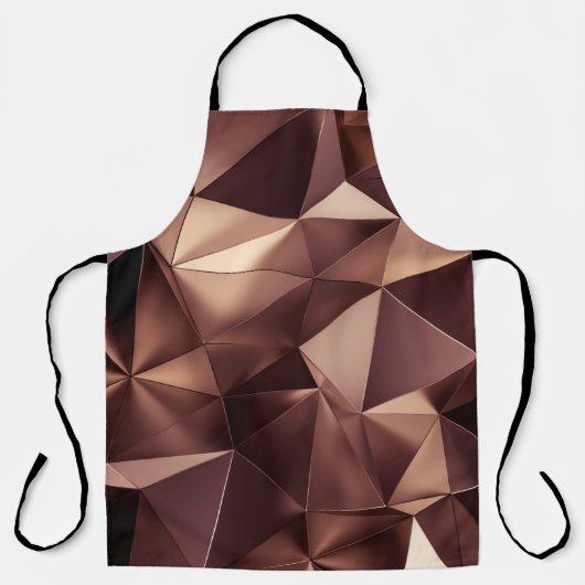 Abstract triangle crystal background. エプロン (正面)