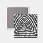 Abstract Triangle Detailed Pen and Ink Shapes マグネット (正面/裏面)
