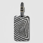 Abstract Triangle Detailed Pen and Ink Shapes  ラゲッジタグ (正面縦)