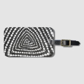 Abstract Triangle Detailed Pen and Ink Shapes  ラゲッジタグ (正面横)