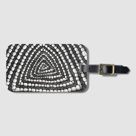 Abstract Triangle Detailed Pen and Ink Shapes  ラゲッジタグ