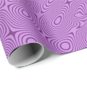 Abstract Trippy Curves and Shapes Pattern ラッピングペーパー (ロールコーナー)