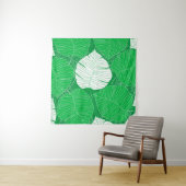 Abstract tropical leaf painting design タペストリー (インサイチュ)