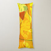 ABSTRACT TROPICAL LEAVES  ボディピロー (裏面 (縦))