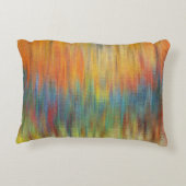 Abstract "Trust" Multicolored Accent Pillow アクセントクッション (裏面)