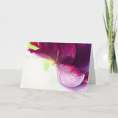 Abstract Tulip Petals Art Note Card カード (正面)
