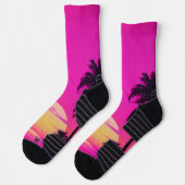 Abstract Tunnel Perspective with Two Figures ソックス (左)